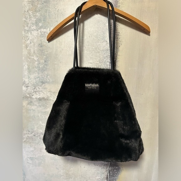 KATE SPADE Fuzzy Everything Faux-Fur Large Tote - Picture 3 of 6